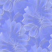 Полупрозрачные лепестки цветов на голубом