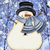 Снеговик в шарфике