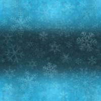 Снег на голубом фоне виден