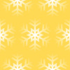 Белые снежинки на желтом