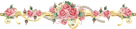 Красивые розы с жемчугом и лентами-украшение текста