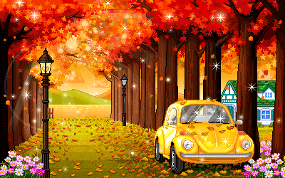 Осень. Волшебный листопад