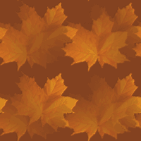 Кленовые листья на коричневом