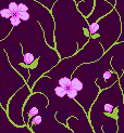 Цветы на фиолетовом