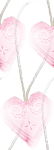 Нежные розовые сердечки