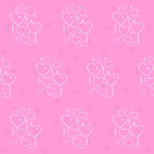Белые и розовые сердечки на розовом