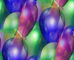 Цветные воздушные шары. Бесшовный