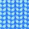 Вязание. Голубая шерсть