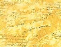 Музыка на желтой бумаге