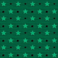 Зеленые звездочки с черными точками на зеленом