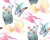 Разноцветие бабочек