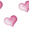 Розовые сердечки