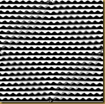 Черные волнистые полосы на белом