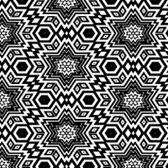 Бело-черный геометрический рисунок