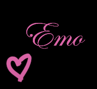 Эмо фон с сердечком