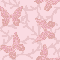 Большие розовые бабочки на розовом