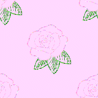Блестящие розочки на розовом