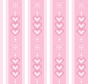 Розовые полосы с сердечками