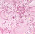 Цветы и стрекозы на розовом с бликами