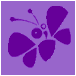 Две фиолетовых бабочки