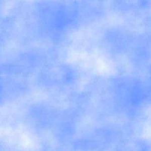 Сине-сиреневое небо с облаками