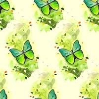 Красивые зеленые бабочки
