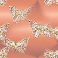 Бабочки на насыщенном розовом