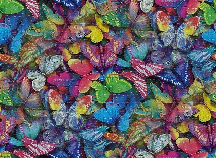 Разноцветные бабочки разнообразные