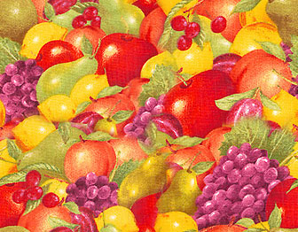 Красочные фрукты
