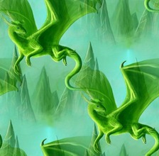 Драконы на зеленом