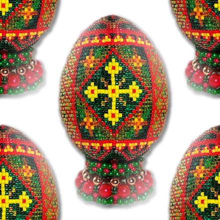 Пасхальное яйцо с изображением креста