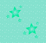 Снежинки на зеленом фоне со звездами