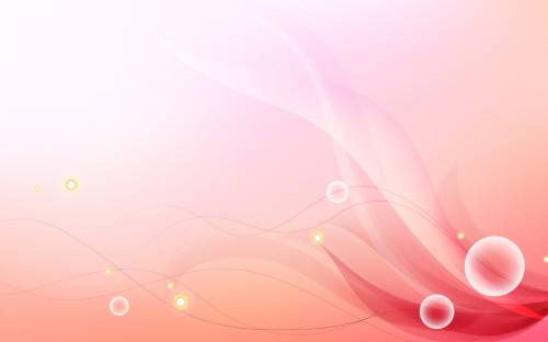 Розовый фон с перехлдами, нитями и шарами
