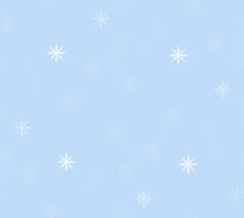 Снежинки на нежном голубом фоне