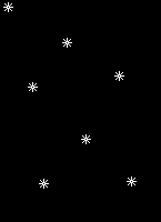 Снежинки на черном фоне (1)