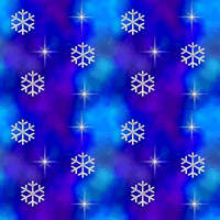 Снежинки на синем (4)