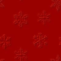 Снежинки на красном (3)