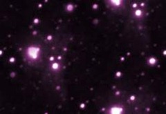 Фиолетовый космос со звездами