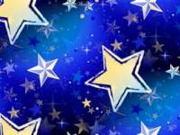 Очент красивый фон со звездами на сине-голубом