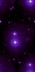 Фиолетовые звезды на черном небе