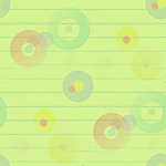 Зеленая бумага с полосами и кругами