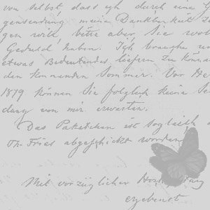 Текст письма с бабочкой