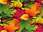 Красные осенние листья (2)