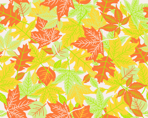 Осенние яркие листья