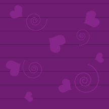 Сердечки фиолетовые