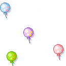 Летят разноцветные воздушные шары