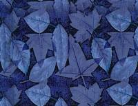 Листья на синем