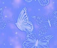 Бабочки на синем