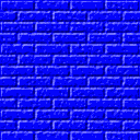 Синяя кладка стены