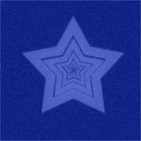 Голубая звезда на синем